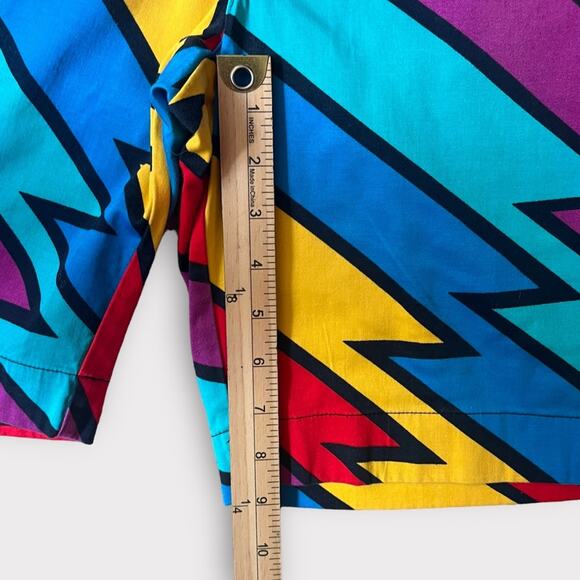 Loudmouth Captain Thunderbolt Golf Shorts Men’s 29 Colorful Geometric Print Gift - Picture 9 of 10